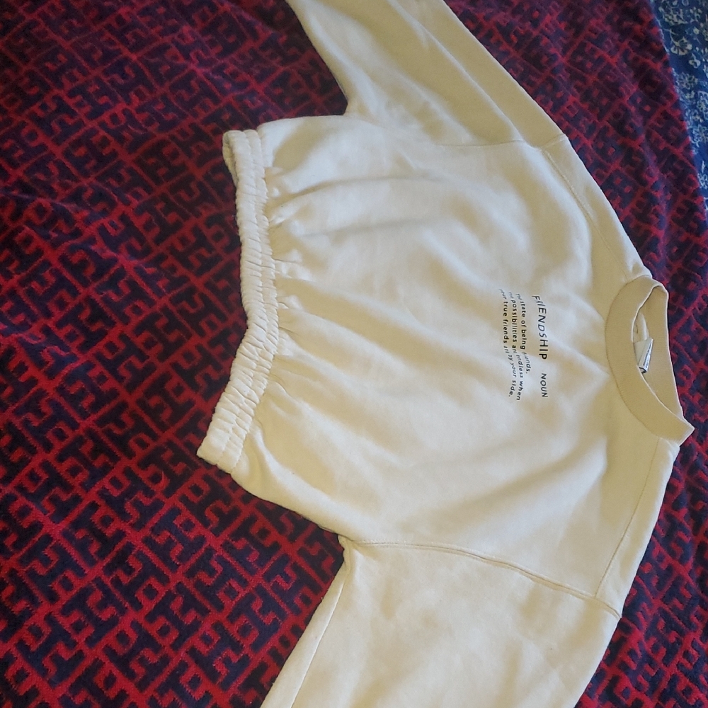 Zara Kids Off-White Sweatshirt